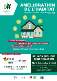 Réunion publique d'informations sur les aides habitat