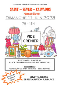 Vide-grenier  de Saint-Sever                            