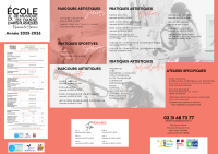 Inscription à l’Ecole de Musique, de Danse et d’Arts plastiques de Noues de Sienne 