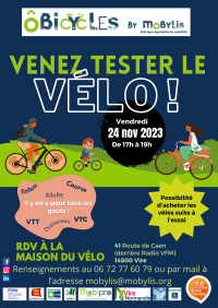 "Venez tester le vélo"