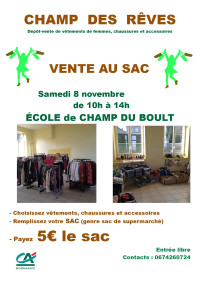 "Vente au sac" de Champ-des-Rêves