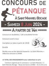 Concours de pétanque