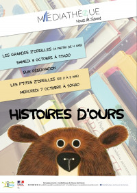  P'tites & Grandes Z'oreilles : "Histoires d'ours"