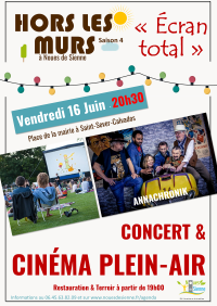 Ecran total : cinéma XXL en plein air & concert