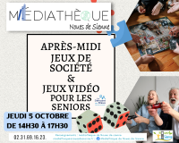 Après-midi jeux de société et jeux vidéo