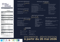 Inscriptions à l'Ecole de musique, de danse et d'arts plastiques de Noues de Sienne