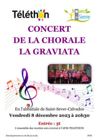 Téléthon 2023 : concert de la chrorale "La Graviata"
