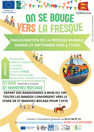 On se bouge vers la fresque !