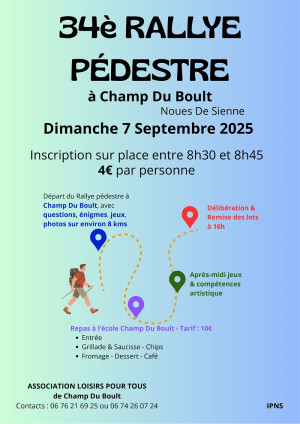 34e rallye pédestre de Loisirs pour tous