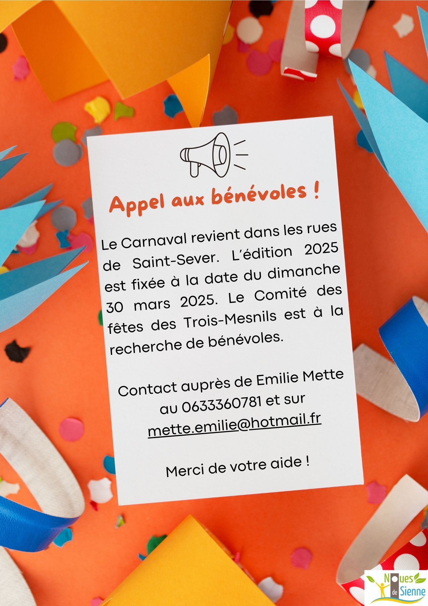 Appel aux bénévoles