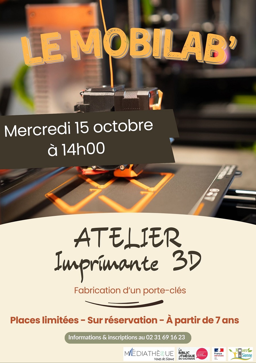 Atelier 3D porte clés com