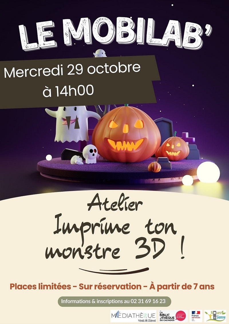 Atelier fabrique ton monstre3D panneau