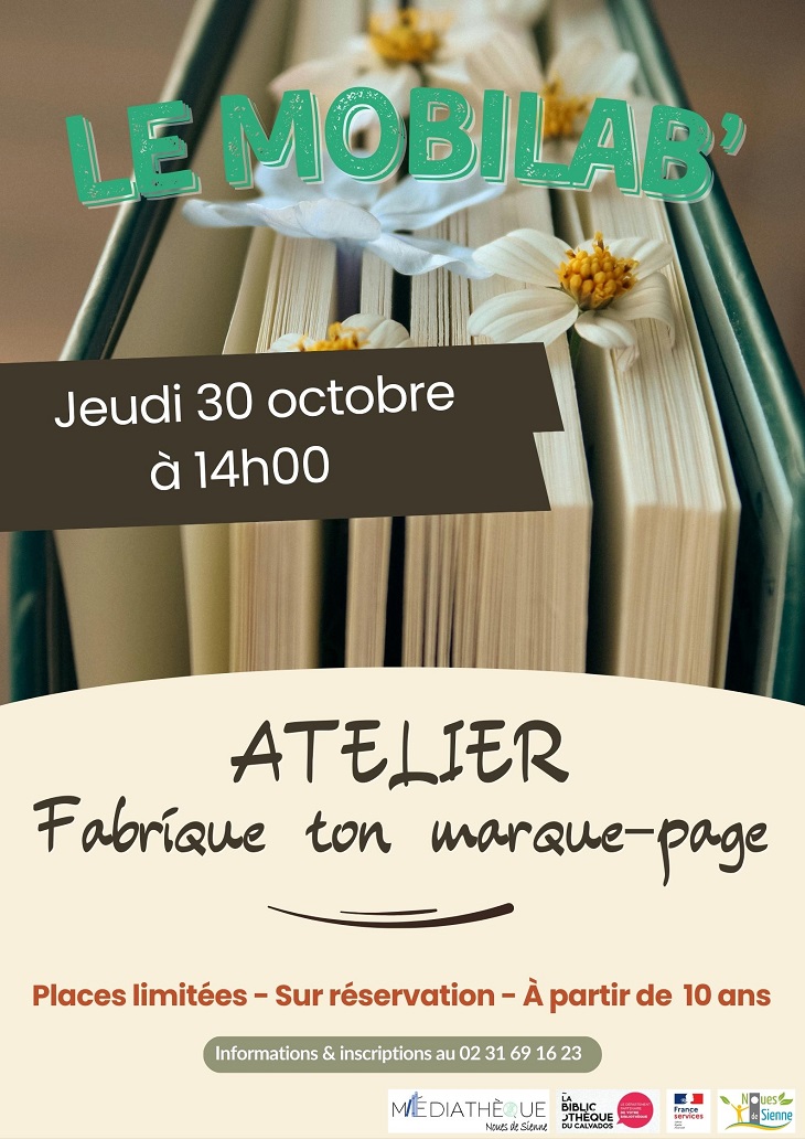 Atelier marque page