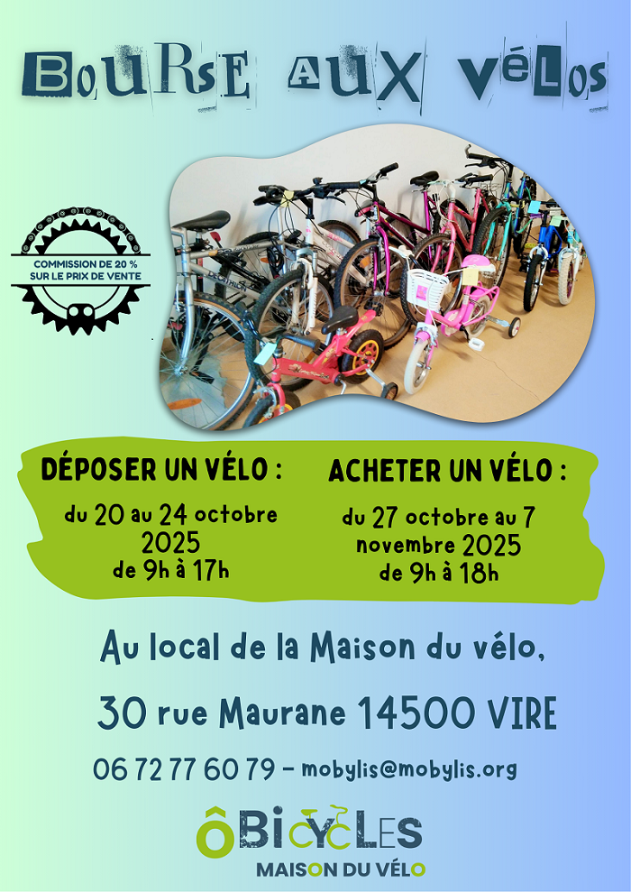 Bourse aux vélos Octobre 2025