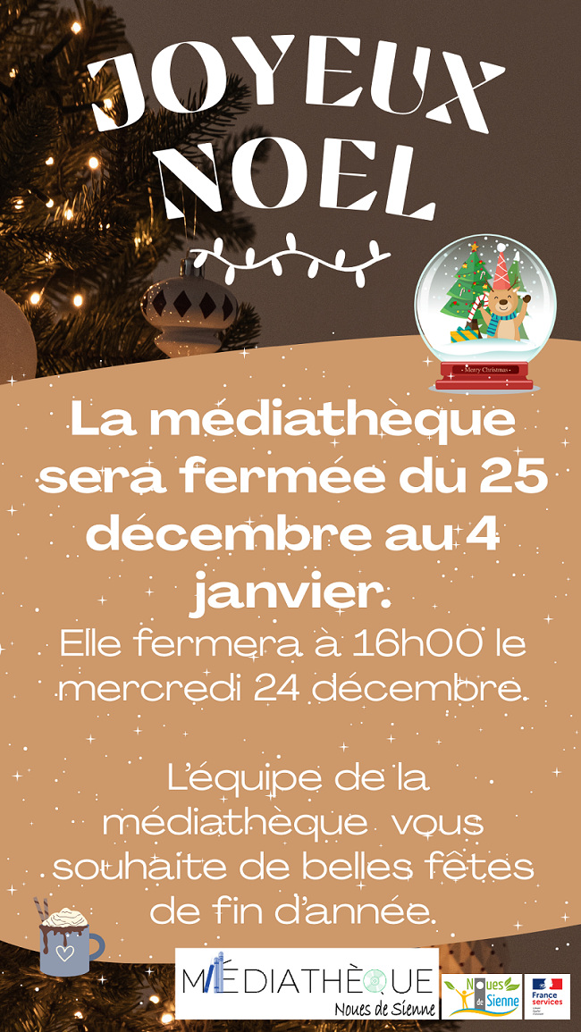 Fermeture noël 2025 com