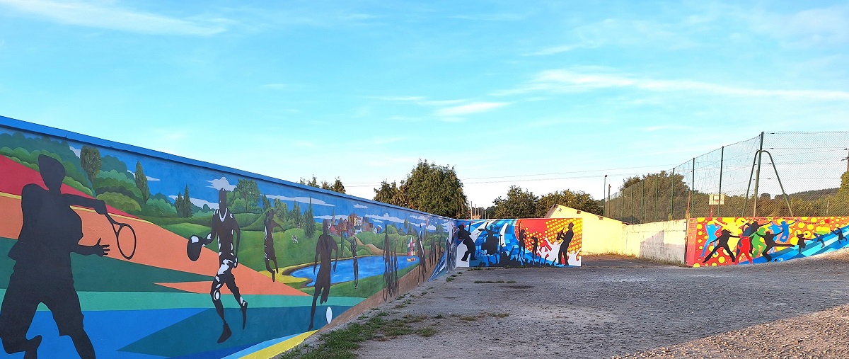 Fresque murale Saint Manvieu
