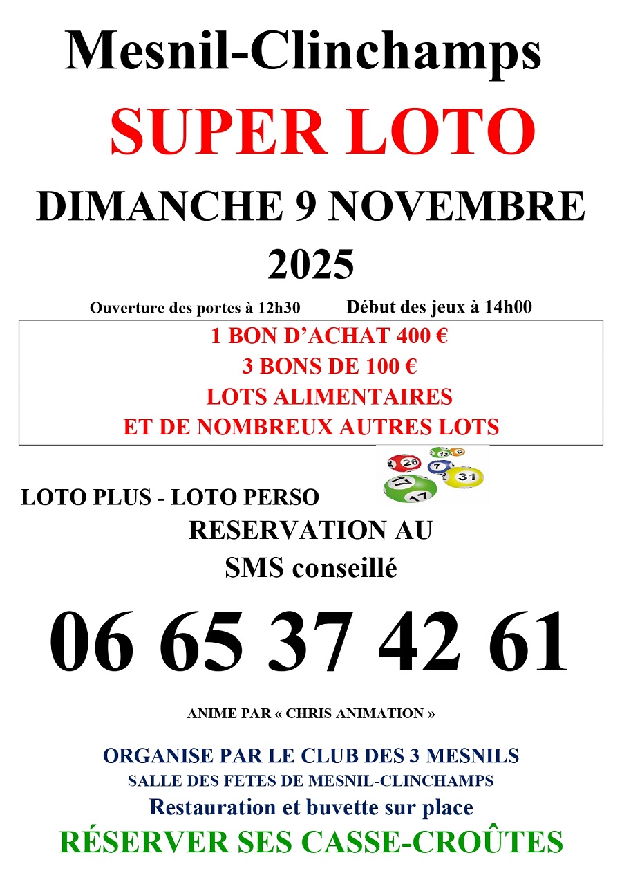 Loto Mesnil Clinchamps com