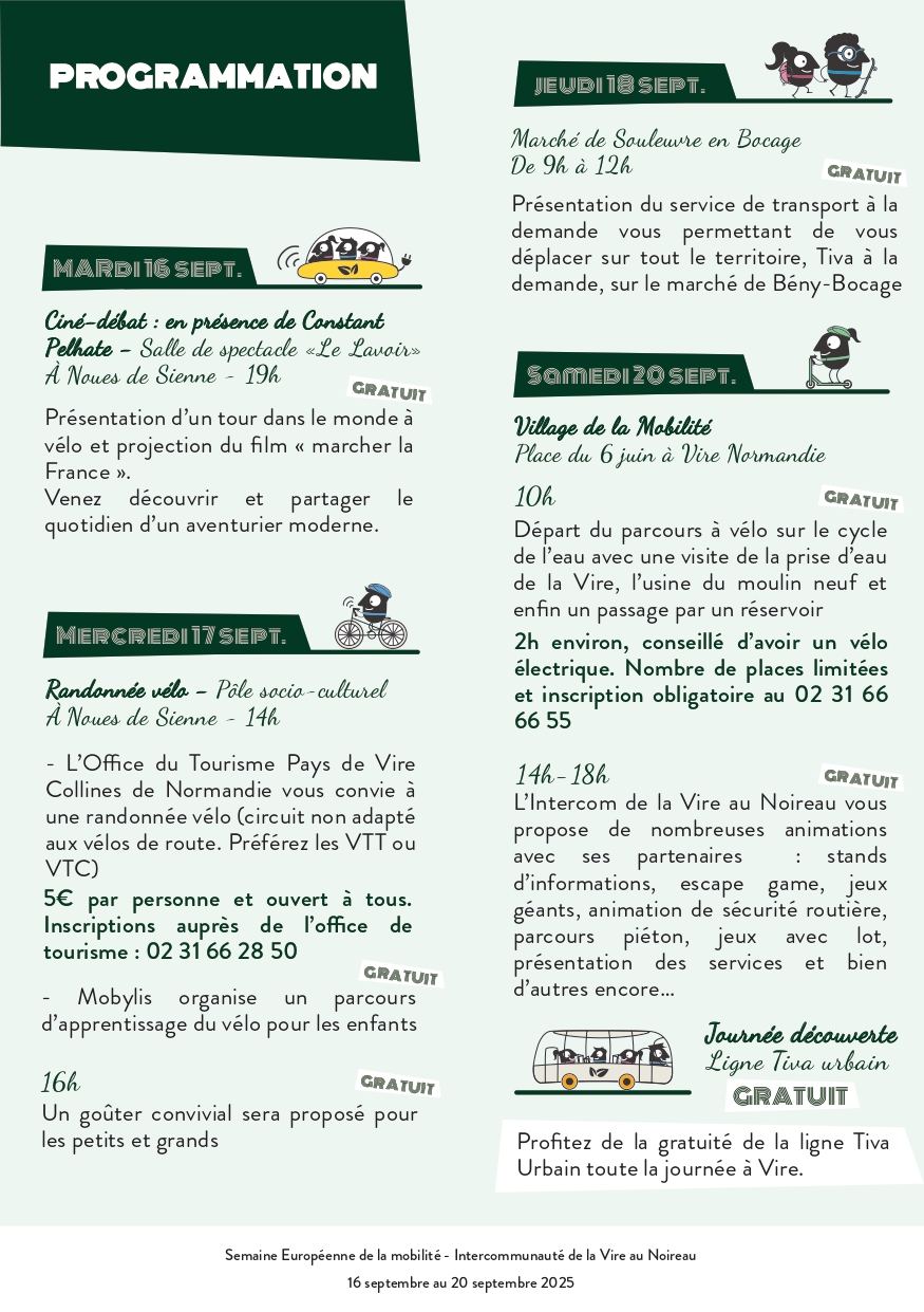 Mobilité flyer verso