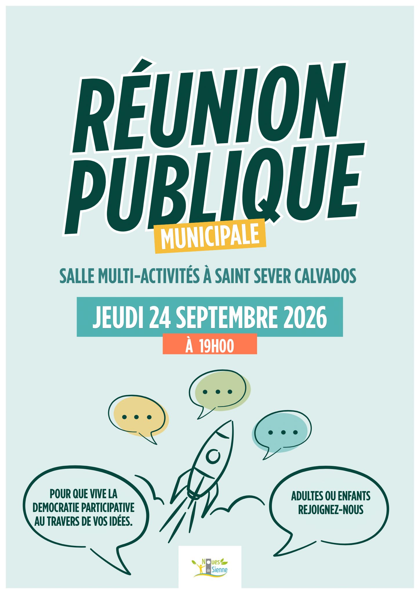 Réunion publique Saint Sever 24 sept 2026