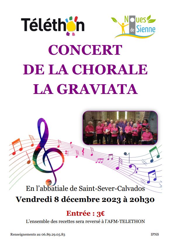 Téléthon affiche La Graviata com bonne