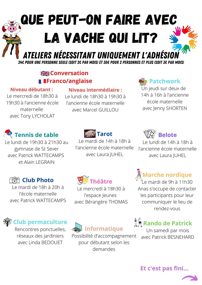 Vache qui lit flyer 1