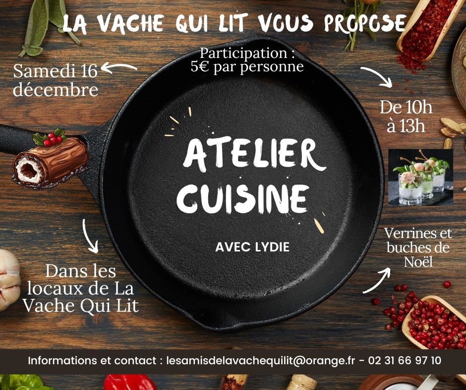 agenda atelier cuisine VQL